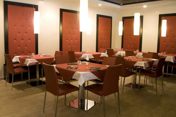 Saletta moderna ristorante Peccati di Gola
